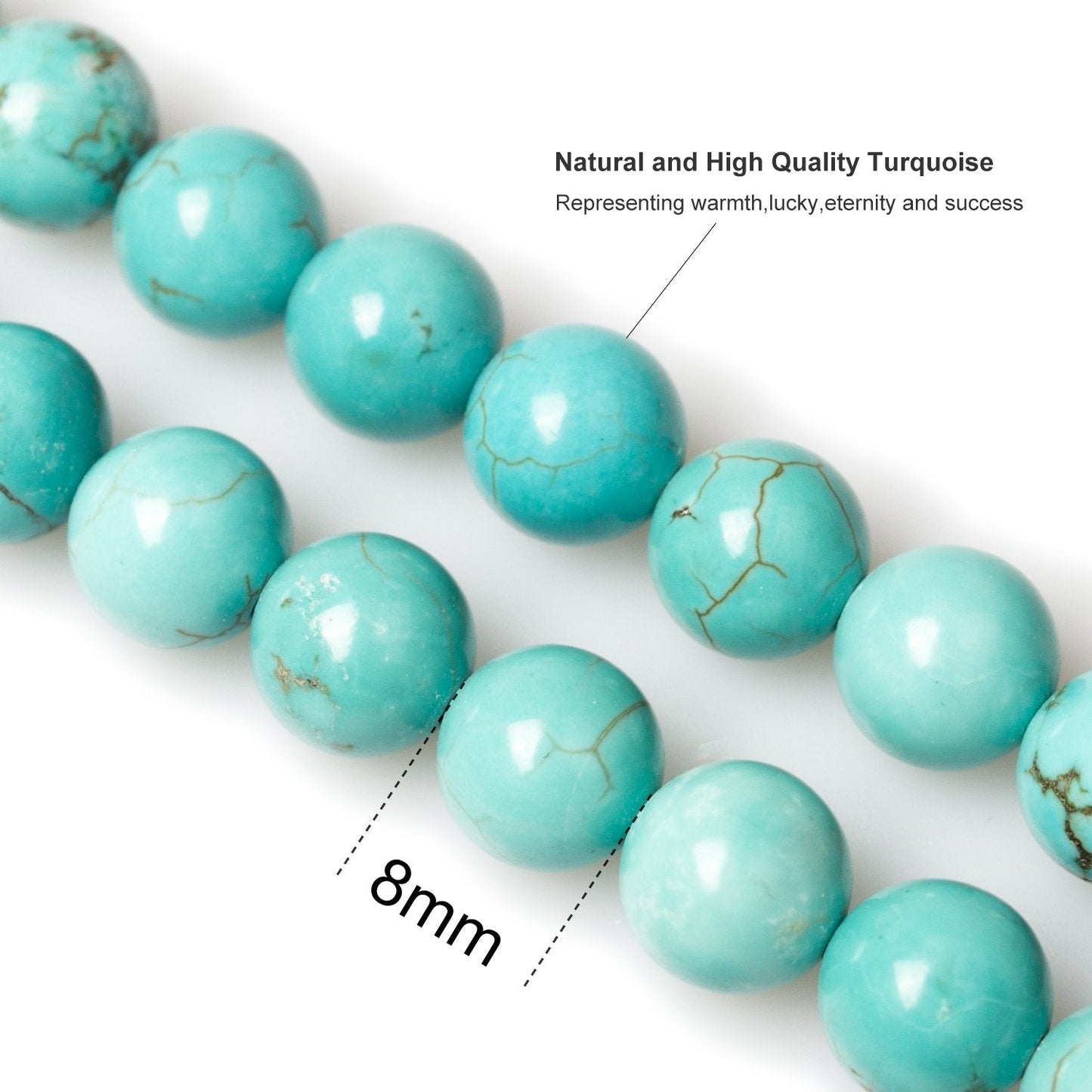 PWMENLK 108 Mala Beads Necklace 7 Chakra Buddhist Prayer Beaded Bracelet Tree of Life Pendant Stone Yoga Necklace(turquoise)