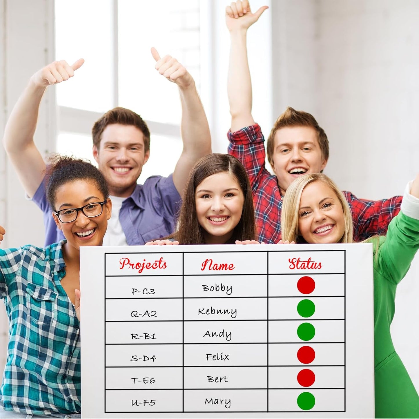 Xuhal 80 Pcs Double Sided Red Green Magnets 1.26'' Red Green Flip Reversible Magnets Dots for Whiteboard Mini Colored Double Sided Reversible Circle Indicator for Office Classroom Decoration (Classic)