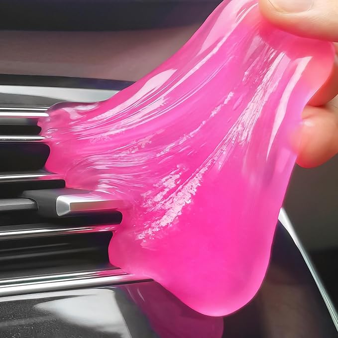 4 Pack Car Cleaner Gels, Cleaning Gel for Car, Keyboard Cleaner, Universal Dust Cleaner & Cleaner Putty Cleaner Slime Cleaning Supplies Christmas Stocking Stuffers Gift for Men Women, 320g