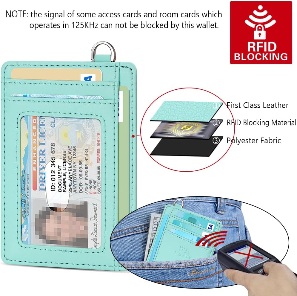 FurArt Slim Minimalist Wallet, Front Pocket Wallets, RFID Blocking, Credit Card Holder for Men & Women