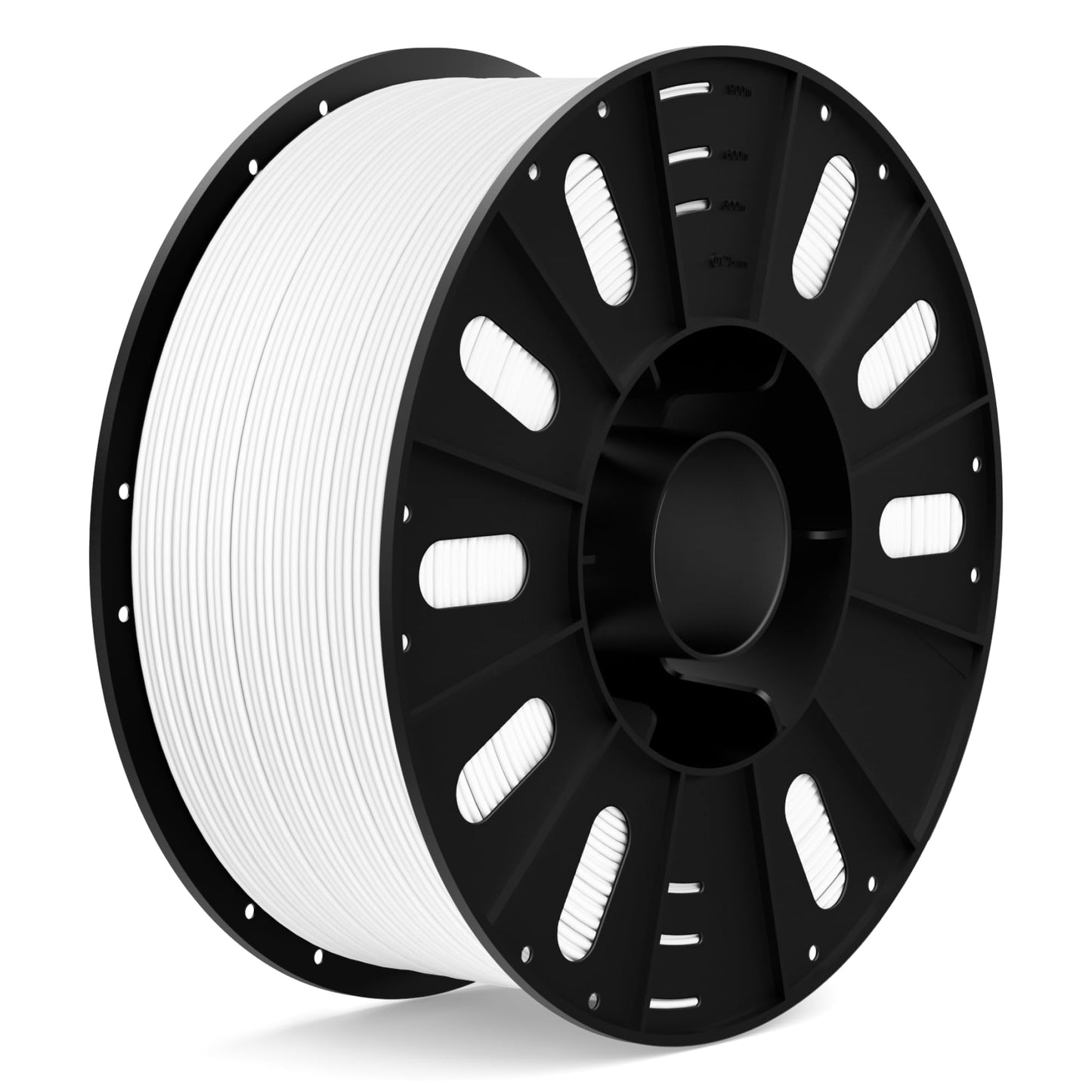 ELEGOO PLA+ Filament 1.75mm White 3KG, High Toughness PLA Plus 3D Printer Filament Dimensional Accuracy +/- 0.02mm, 3kg Large Sp