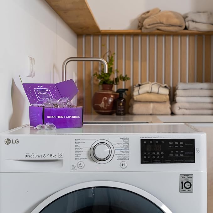 Greenseedz Laundry Pods, Fresh Lavender Scent, 128 Pacs, Eco Friendly, Powerful Clean, Skin Friendly, Biodegradable, HE Compatible