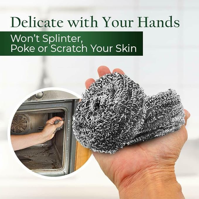 Stanley Degreaser Concentrate with Stainless Steel Scrubbers – Heavy Duty Cleaner for Grease, Grime, Pots, Pans & Kitchen Surfaces (with Sponges)