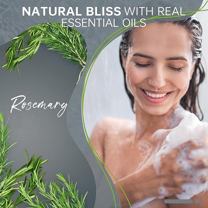 Shower Steamers Aromatherapy Birthday Gifts for Women Travel Essentials, 8 Pcs Rosemary, Bath Bombs Shower Bombs with Natural Essential Oils, Relaxation Home SPA