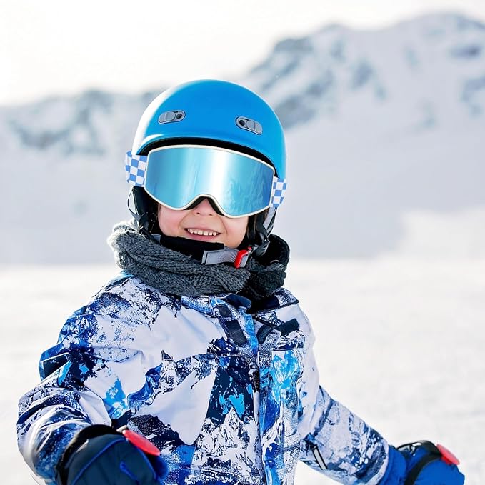 EXP VISION Ski/Snowboard Goggles Parent-child Snow Goggles Over Glasses for Men, Women Youth Kids