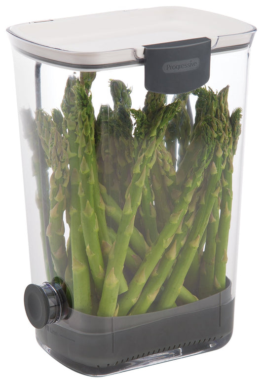 ProKeeper Herb Keeper – 1-Piece, White, with Removable Silicone Drain Plug, BPA-Free Plastic