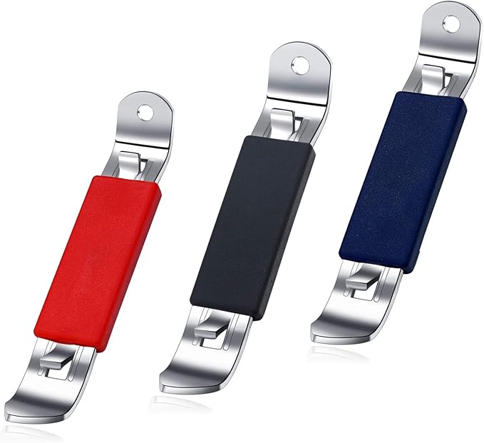 3 Pieces Magnetic Bottle Openers Can Opener Classic Beer Opener Stainless Steel Small Bottle Opener Can Tapper with Magnet for Camping and Traveling HANCELANT