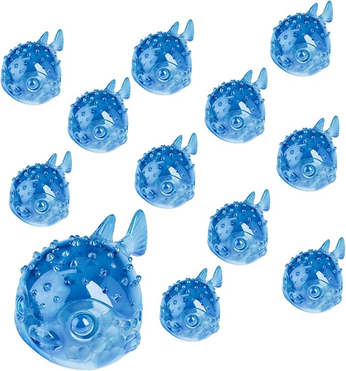 Humidifier Cleaning Fish 12-Pack: Demineralization Cartridge to Purifier Water | Prevent White Dust & Scale | Remove Odor | Universal Water Cleaner for Most Humidifier Tanks