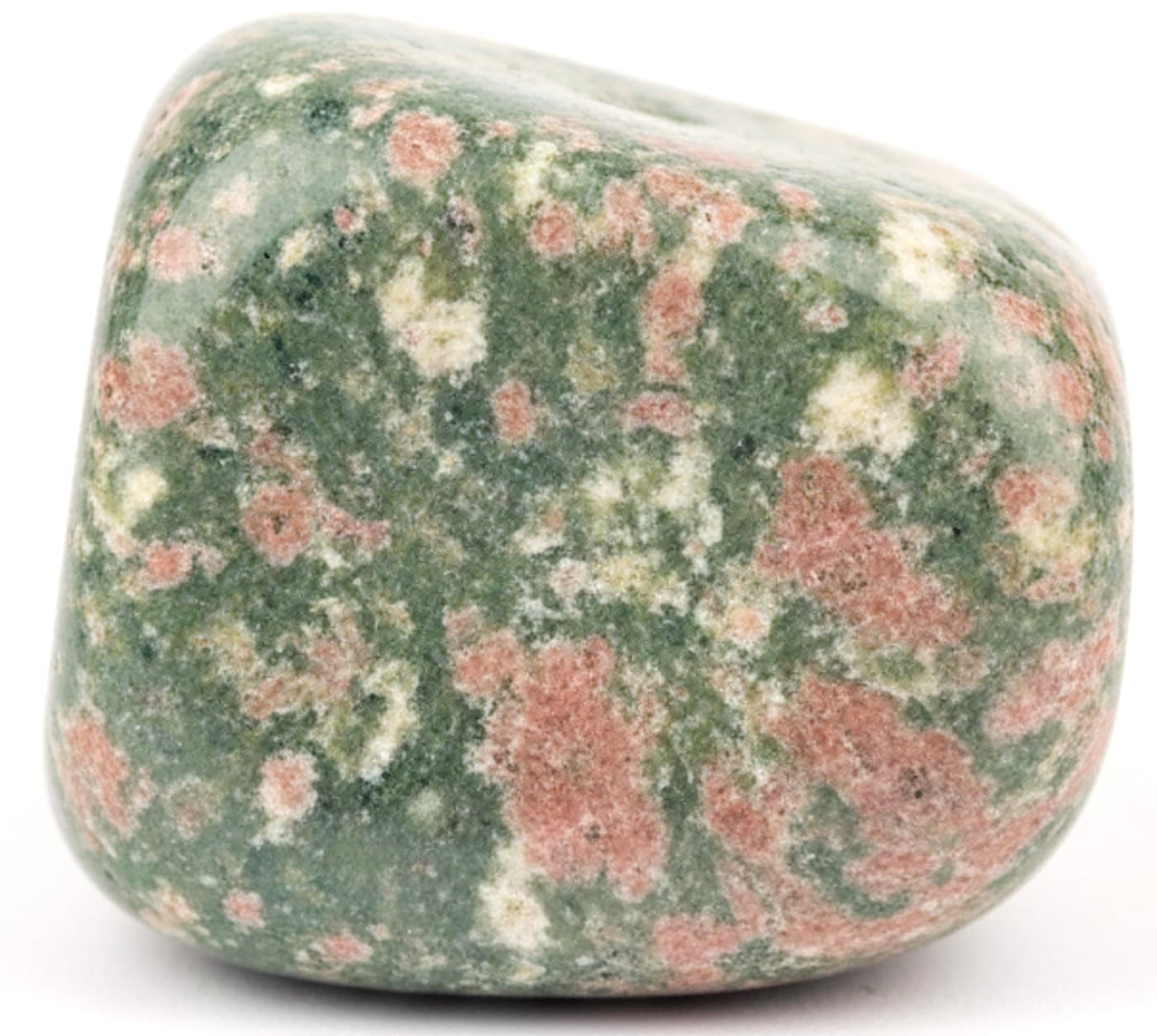 Unakite Tumbled Stone – Natural Green & Pink Crystal Gemstone for Positivity, Balance & Spiritual Growth – Pocket Stone for Meditation, Reiki, Chakra, Yoga & Décor