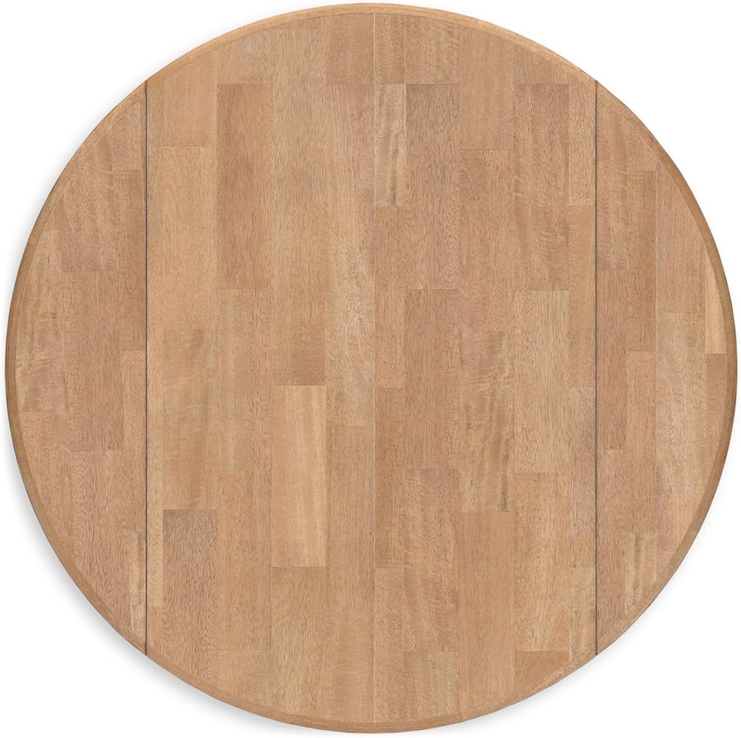 Signature Design by Ashley Gesthaven Modern Dining Drop Leaf Table with 4 Legs, Light Brown & Blue