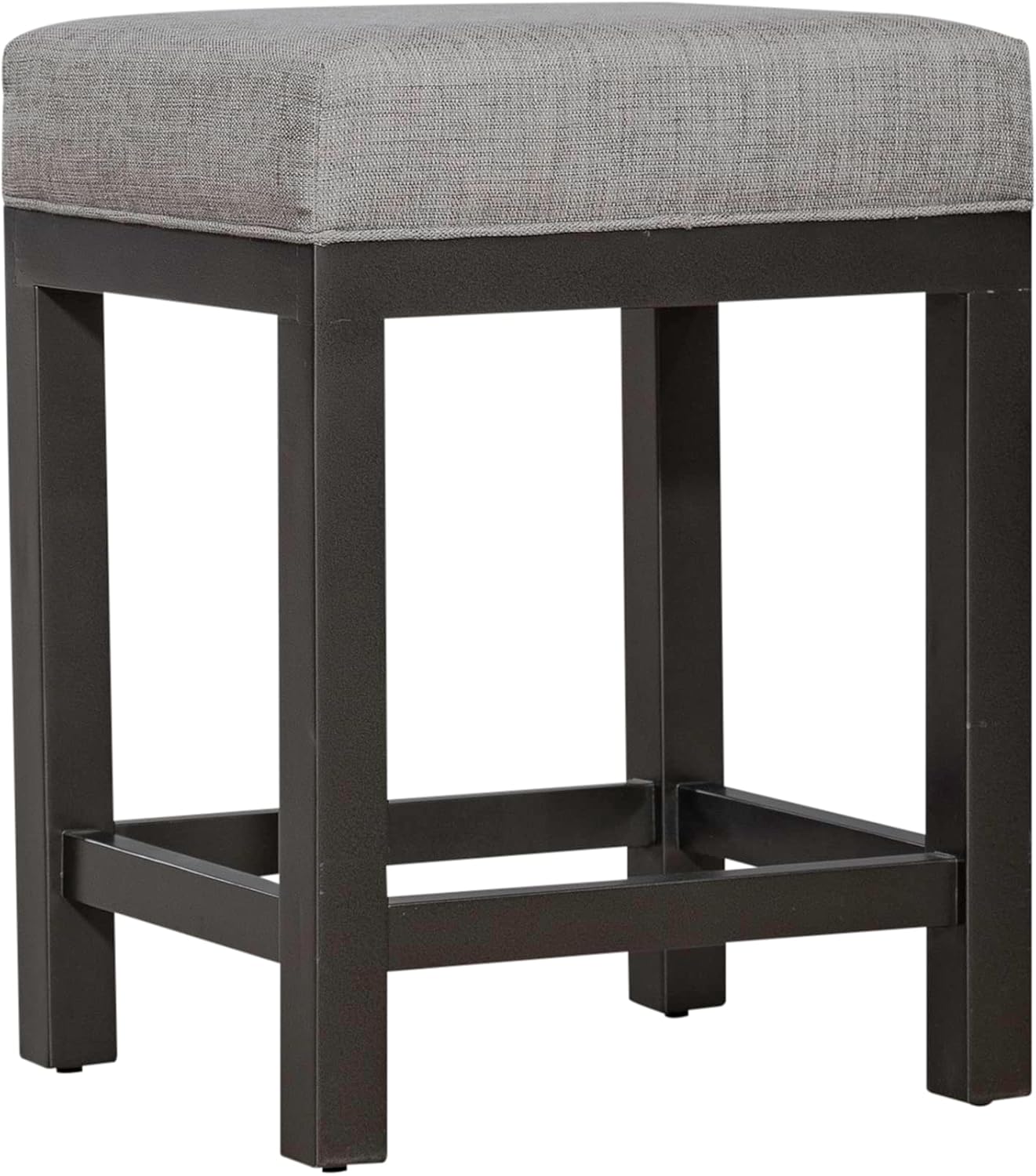 Liberty Furniture Industries Tanners Creek Uph Console Stool (3 Piece Set), W19 x D16 x H25, Medium Gray
