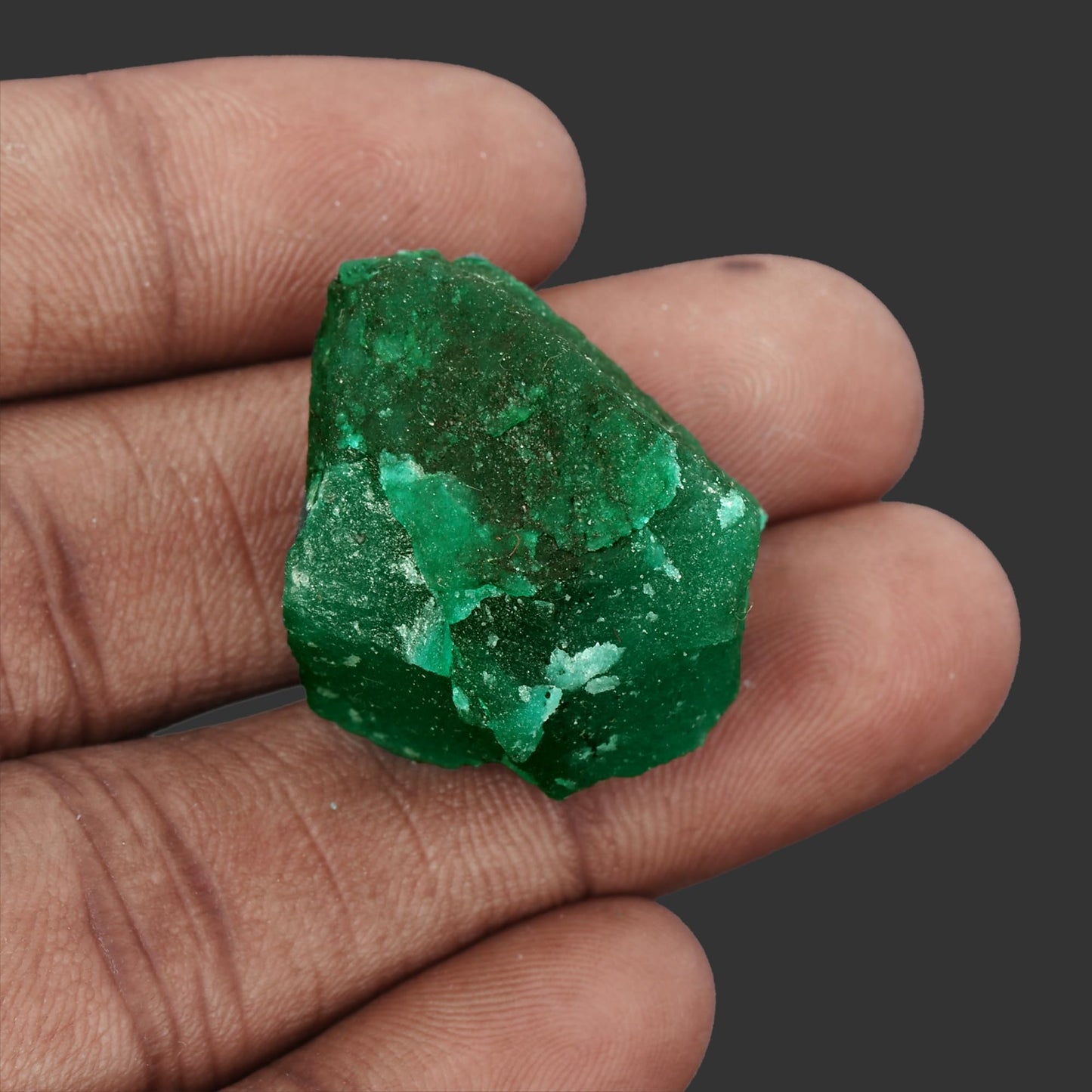 GEMHUB Protection Green Emerald Crystals and Healing Stones 96.00 Ct Natural Raw Emerald Gemstones for Jewelry Making