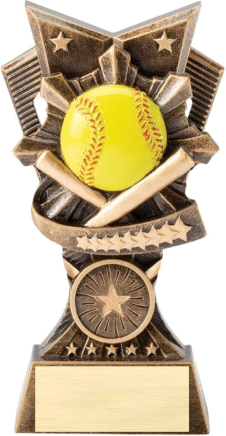 Champion V Sports Trophy Award with Custom Engraving – Recognition Trophy for Kids and Adults Team Awards for Competitions School Sports Student Athletes MVPs Tournaments and Celebrations