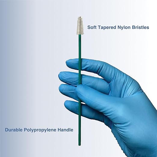 Cytology Brush Swabs, Sterile, Individually Wrapped Brush Swabs for Lab and Cosmetic Use [Box of 100]