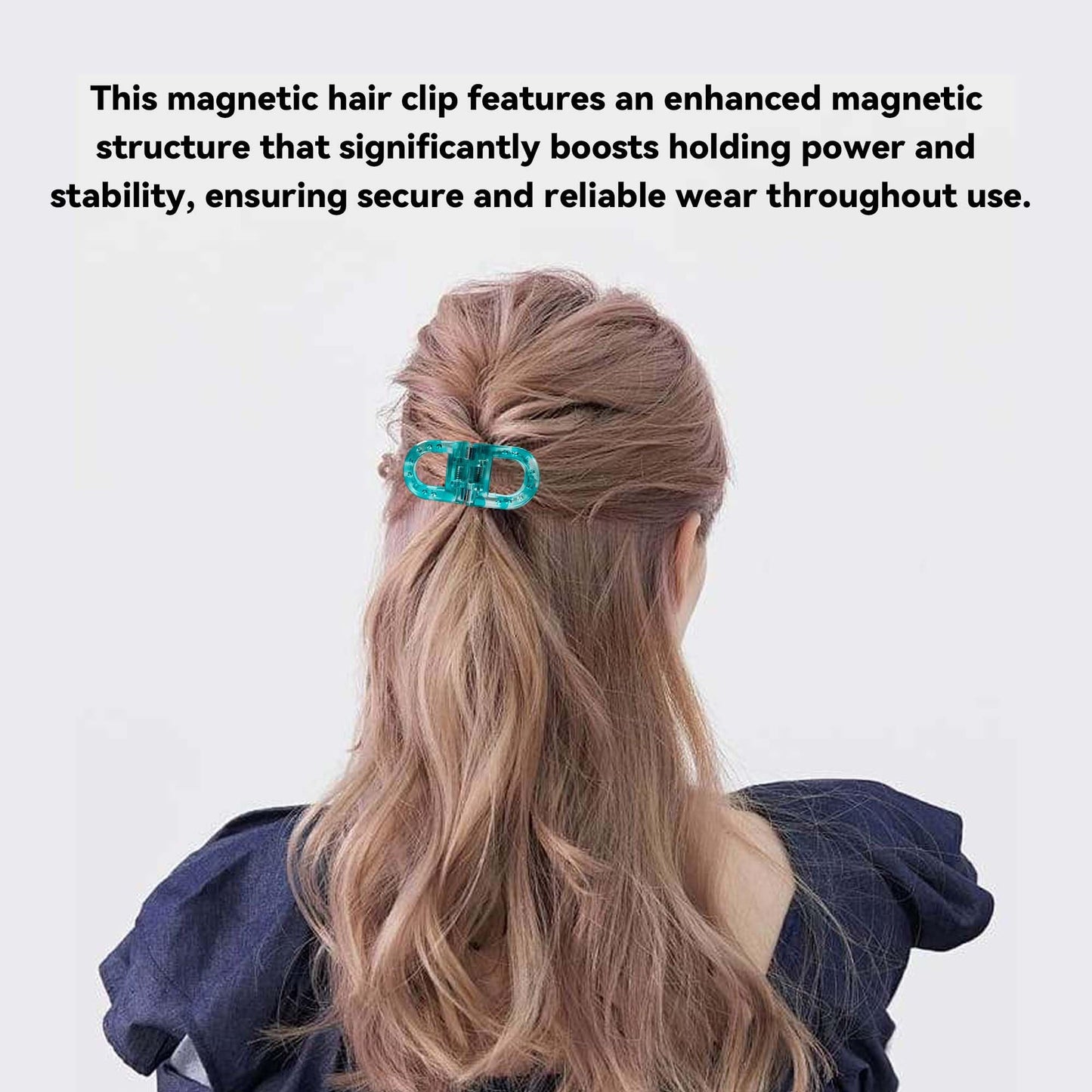Upgrade Magnetic Hair Clips,Strong Hold Magnetic Styling Clips,Suitable for various hair types and everyday styling (D)