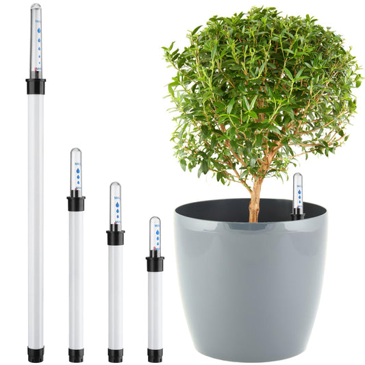 4Pcs Water Level Indicator for Plants, Floating Buoy Water Shortage Reminder Gauge for Indoor Outdoor Potted Plants Gardening (14.17"/8.97"/7.87"/6.49")
