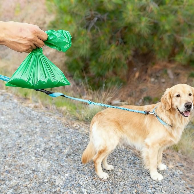 Odor-Sealing Dog Poop Bags 90 Count, Extra Strong Odor Control, Mutil-Layer Unscented Pet Waste Bags with Leak-Proof Design, Ideal for Dog Walks & Backyard Cleanup (Size:L, Color:Green)