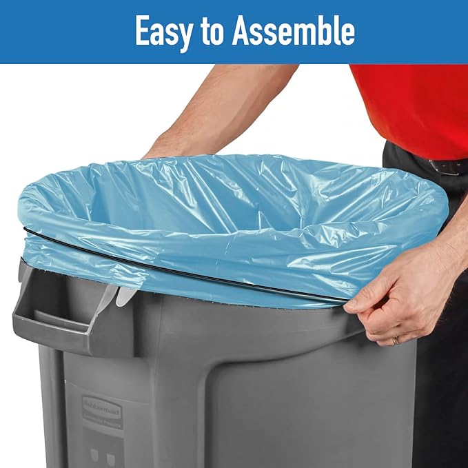 Trash Can Rubber Bands Large Fit 55, 65, 95, 96 Gallon Garbage Cans, Giant Heavy Duty Rubber Bands, Big Elastic Trash Bin Band Durable Thick for Kitchen Yard Keep Trash Bag in Place, Set of 3