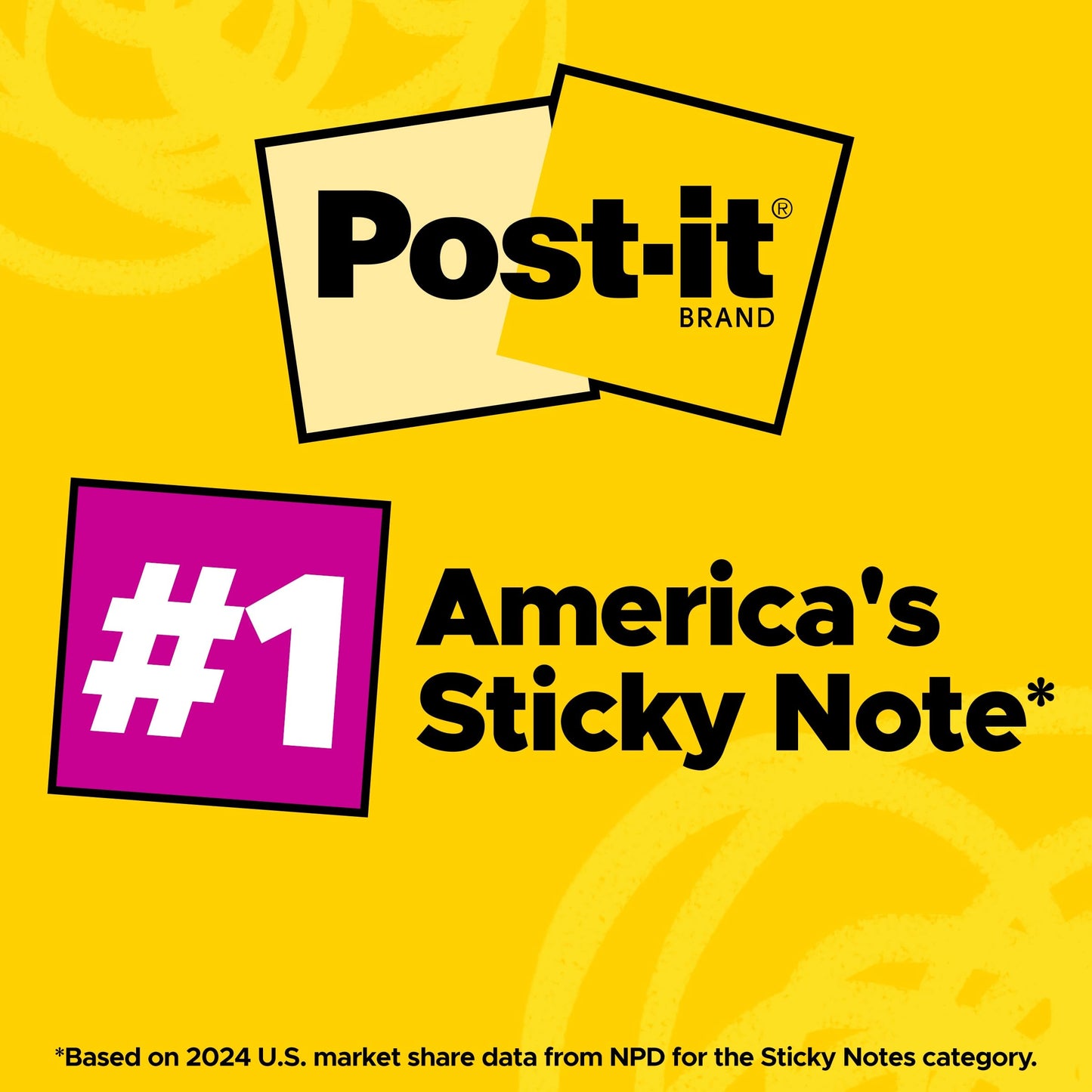 Post-it Super Sticky Notes, 24 Sticky Note Pads, 3 x 3 in., School Supplies, Office Products, Sticky Notes for Vertical Surfaces, Monitors, Walls and Windows, Energy Boost Collection