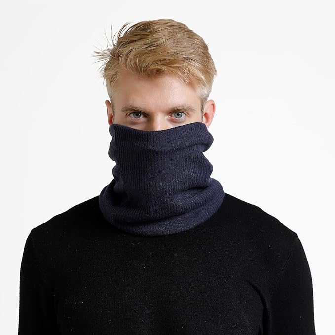 Winter Scarf Neck Warmer Gaiter Face for Men Women Warm Fleece Ski