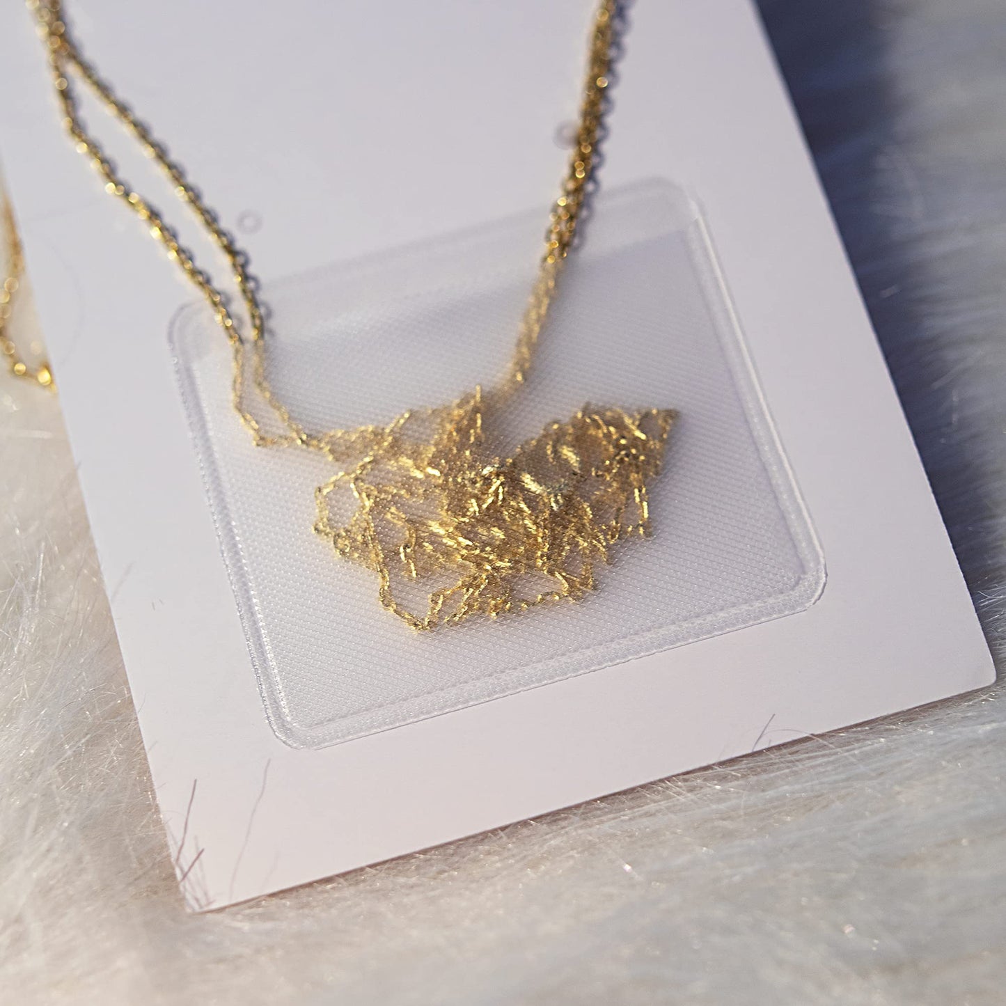 Temlum Necklace Chain Adhesive Pouch for Necklace Display Cards, Self-Adhesive Necklace Chain Pockets Clear Jewelry Bags Necklace Chain Pouch to Hold Loose Chain Jewelry Supplies (300 pcs)