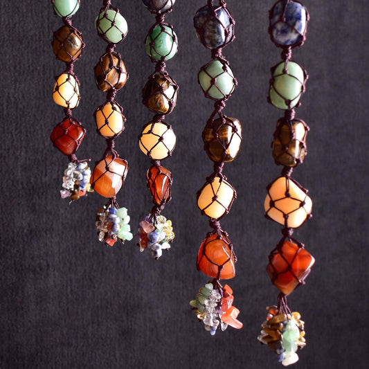 SigMntun Polished Stone Set Ocean Jasper Crystals, 0.8" Handpicked Tumbled Gemstones Rocks, Pebbles for Reiki, Chakra, Healing, Home Decor