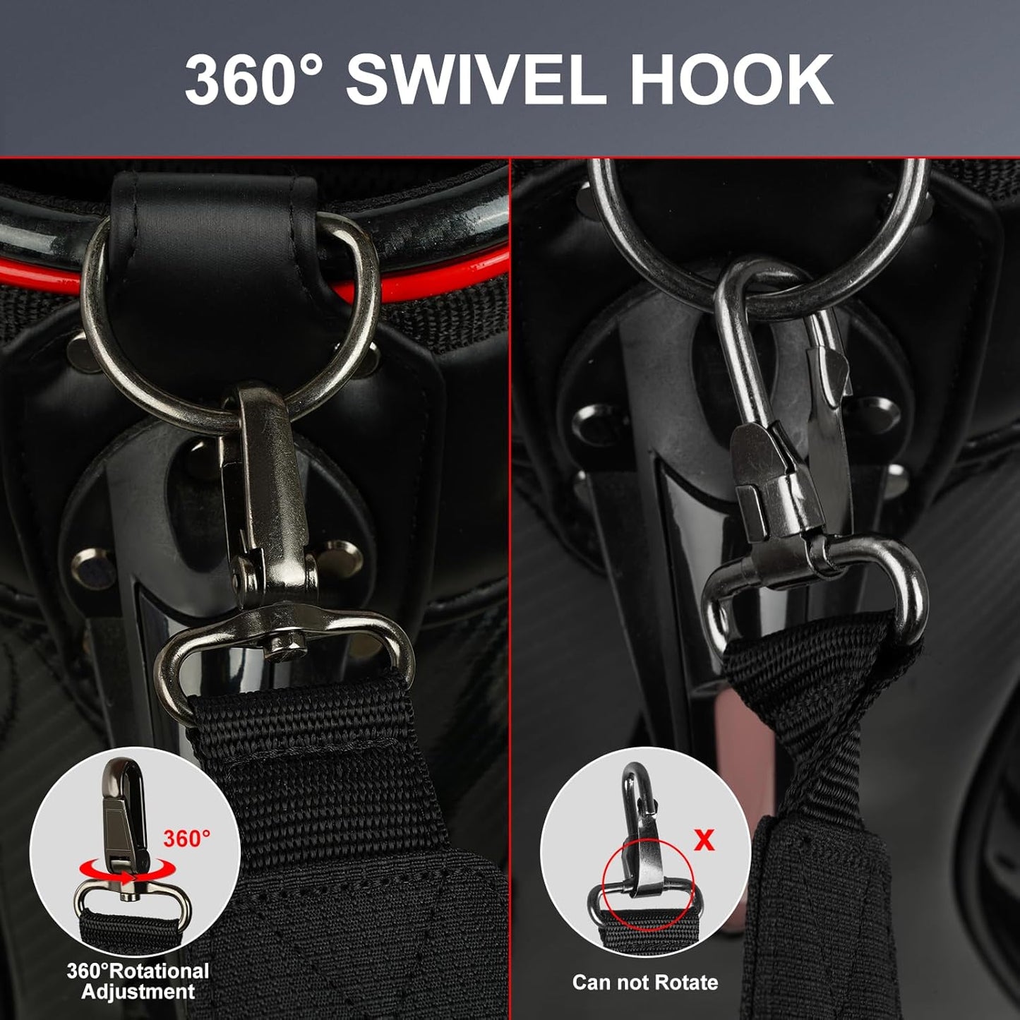 Golf Bag Shoulder Strap, Single Padded Adjustable Straps Universal Replacement