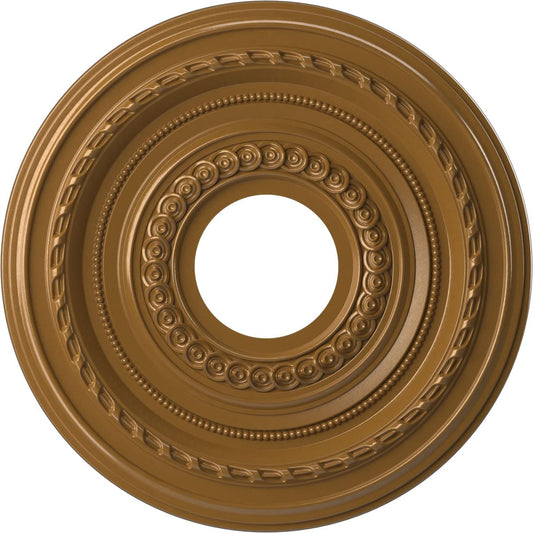 Ekena Millwork Cmp13Codvg Cole Thermoformed Pvc Ceiling Medallion (Fits Canopies Up To 4 1/4), 13Od X 3 1/2Id X 3/4P, Universal