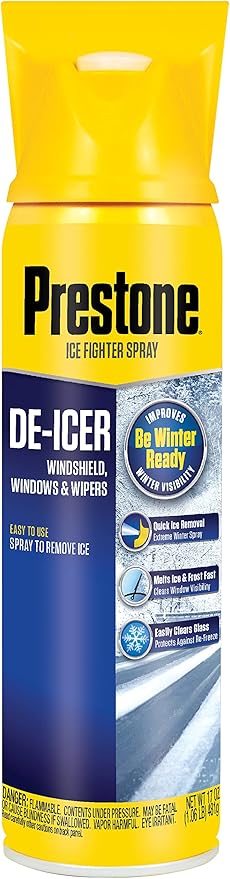 Prestone AS244 Windshield De-Icer - 17 oz. Aerosol