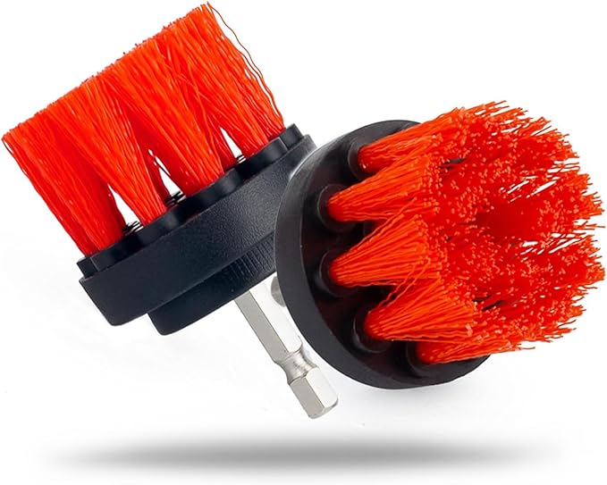 Maxshine Universal M8 Medium-Duty Upholstery & Carpet Drill Brush (2”) | Power Scrubber Attachment for Car Detailing | Removes Grime, Stains & Spots from Leather, Fabric, Seats & Carpets