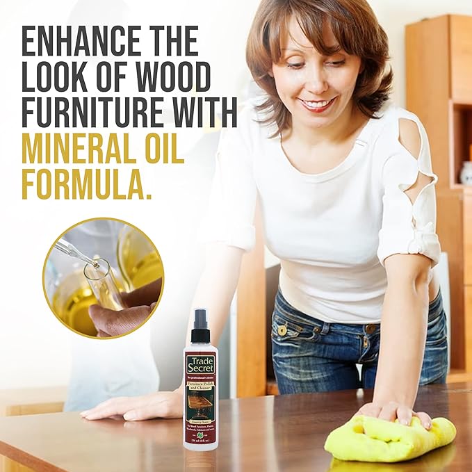 Countertops Country Scented Polish and Cleaner Recommended for Wood Furniture, Piano, Woodworks and Cabinets (236 ml)