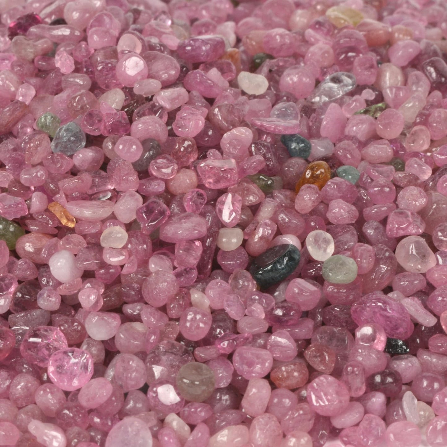 Justinstones Pink Tourmaline Chips Crushed Tumbled Stone Crystal Healing Embellishments 100 Grams