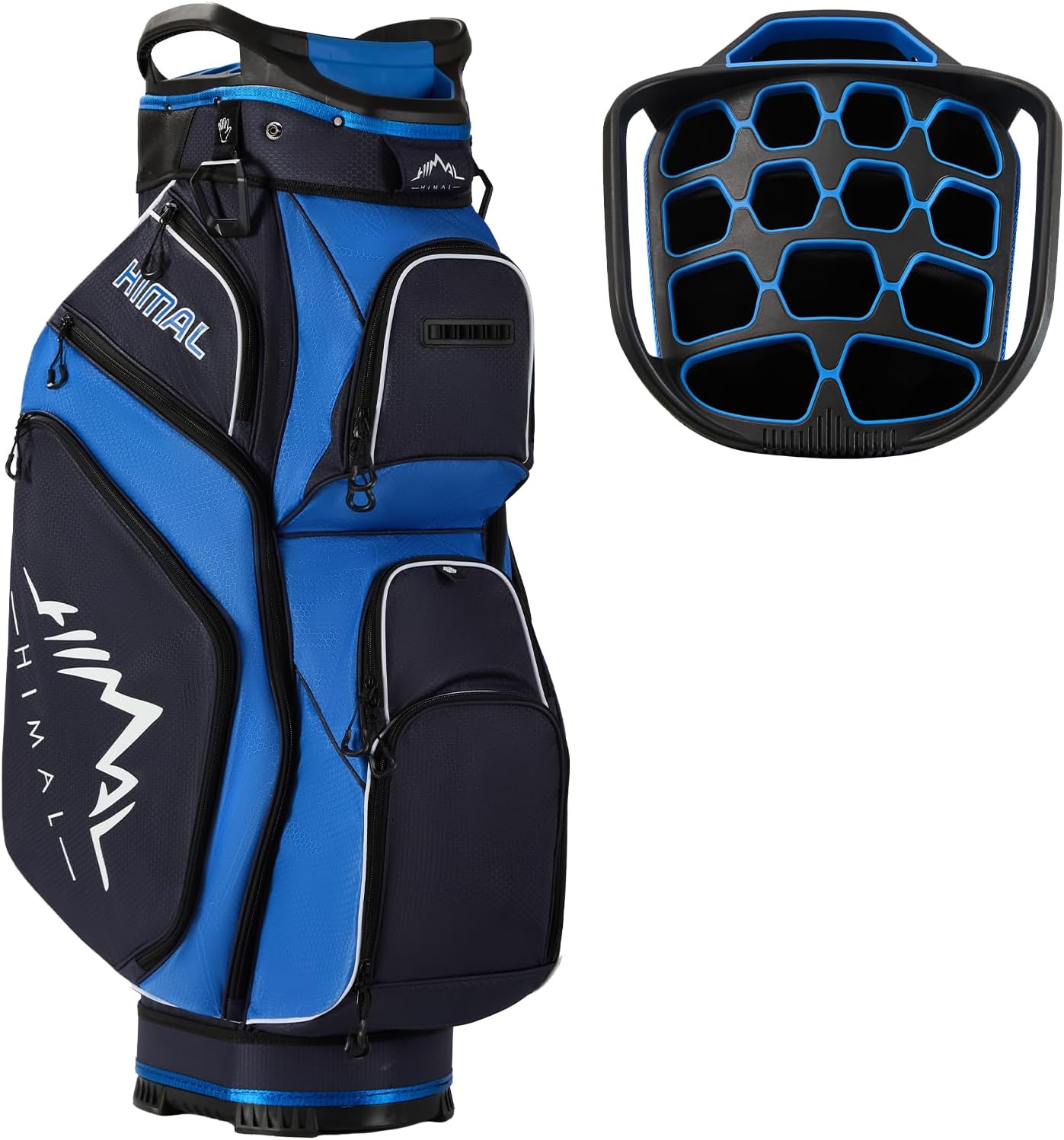 14-Way Golf Cart Bag, Full Length Premium Golf Bag for Men with Cooler Pocket, Handles and Rain Cover