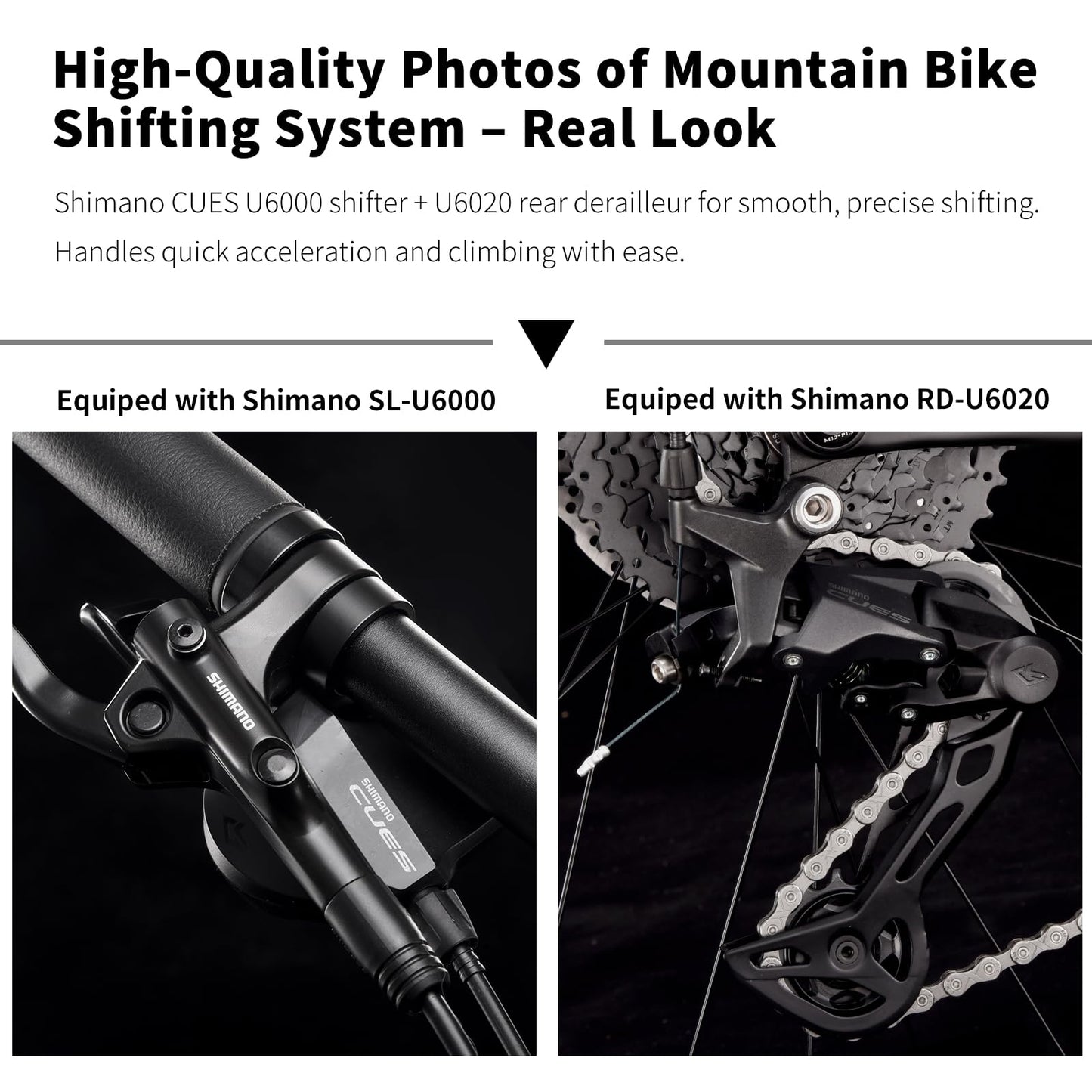 SAVADECK Carbon Fiber MTB with U6000 10 Speed Shift Groupset, Hydraulic Disc Brake with MT200 Break System (Rock Grey, 29 * 17)