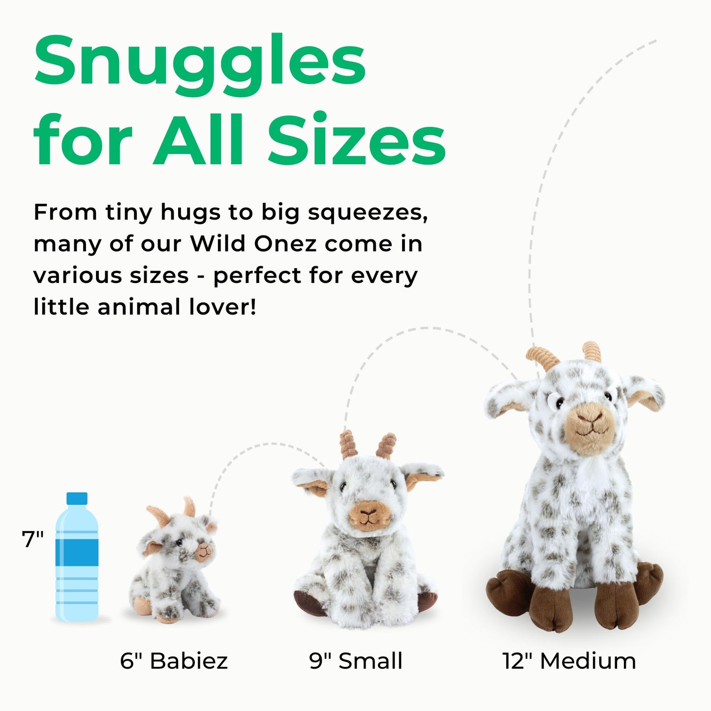 The Petting Zoo Great White Shark Stuffed Animal Plushie, Gifts for Kids, Wild Onez Ocean Animals, Shark Plush Toy 21 inches