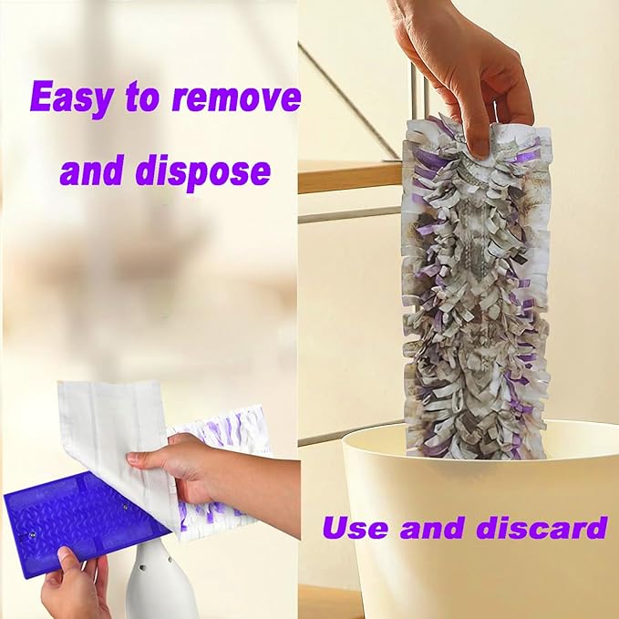 18 Pack Disposable Power Mop Refills for Swiffer Power Mop - 5X Cleaning Power Mop Pads for All Multi-Surface Hardwood Floor Cleaning, 12 Layers Thickened Durable | Super Absorbent | Unscented