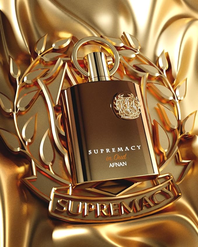 Afnan Supremacy in Oud Luxury Perfume Gift Set - Extrait De Parfum (3.4 oz) + Deodorant (5.1 oz) + Shower Gel (5.1 oz) | Intense & Opulent Oud Fragrance