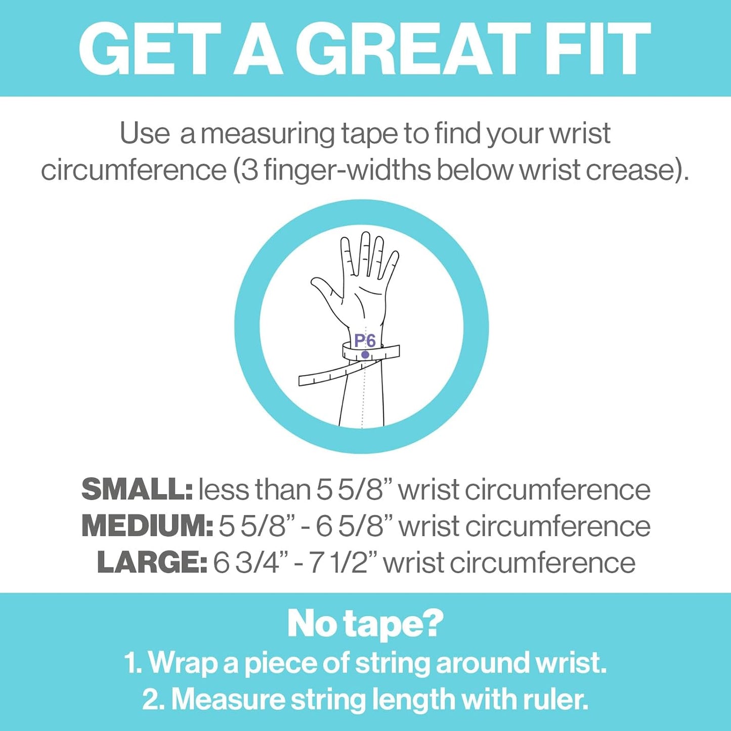 Acupressure Relief Band - Ana Duo (Large) - Motion Sickness Bands and Nausea Relief for Pregnant Women | Travel, Pregnancy, Cruise