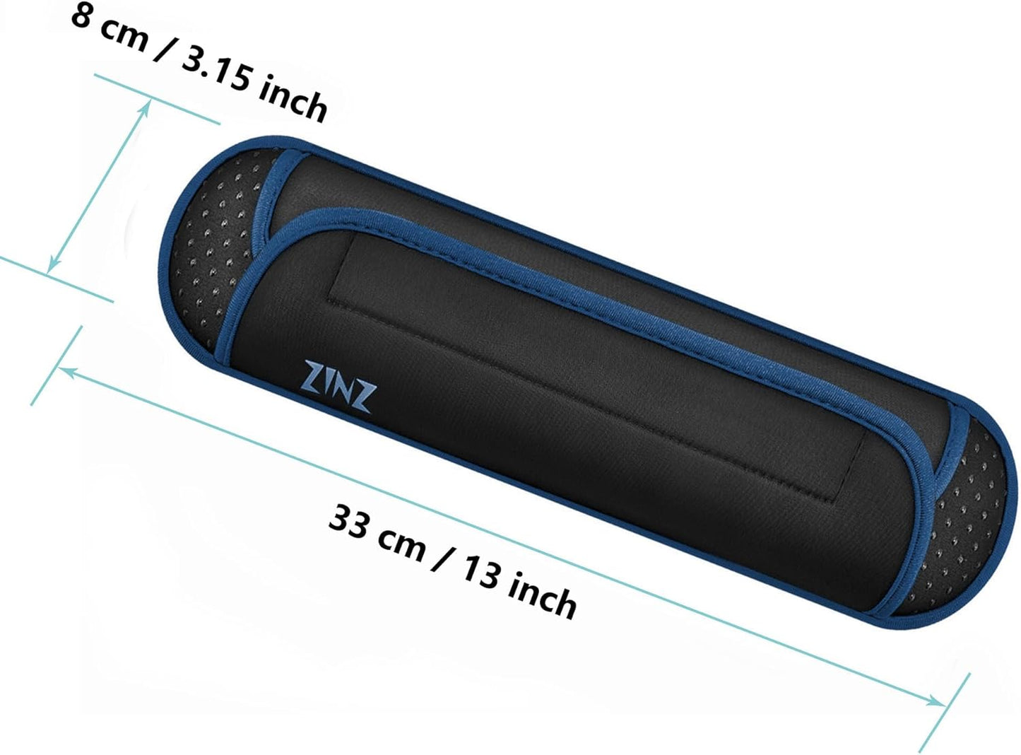 ZINZ Ultra Thick & Breathable Universal Shoulder Pad Cushion for Bag - Long & Comfort