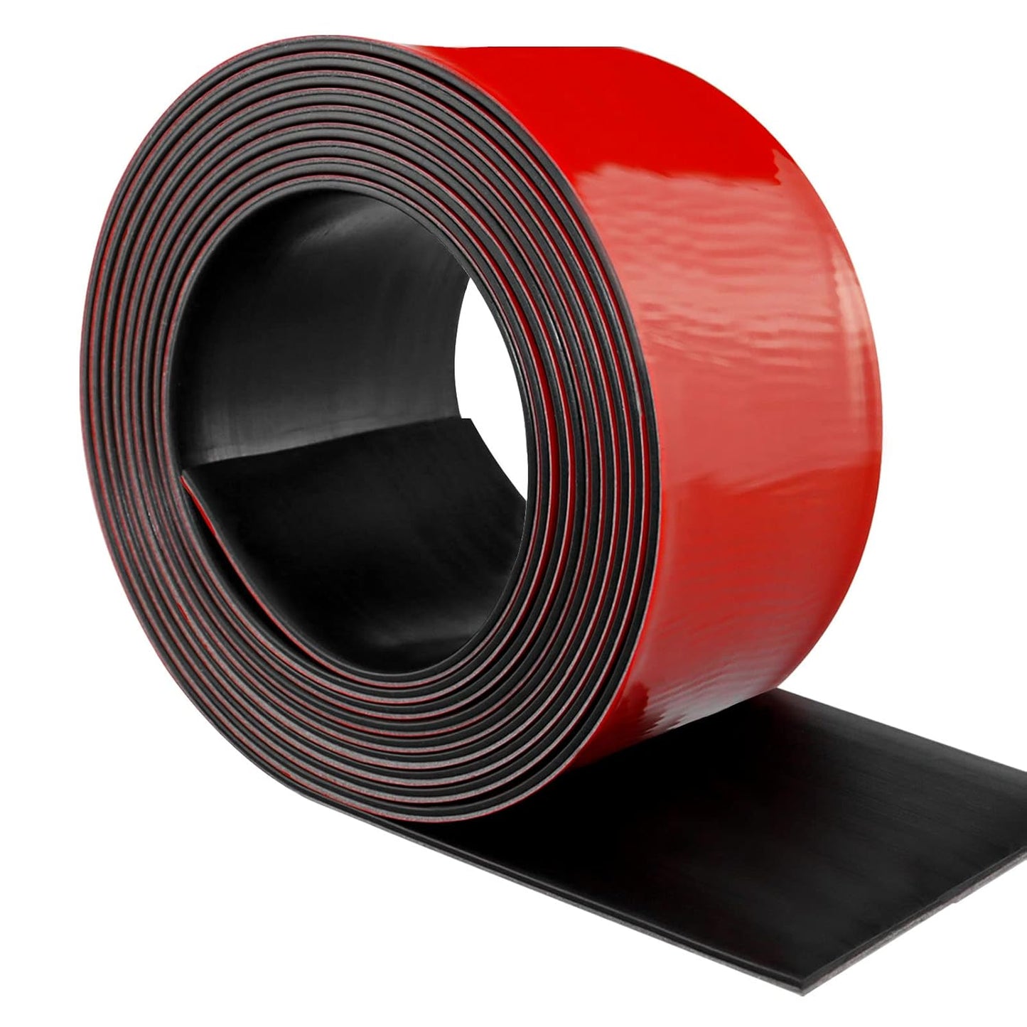 Neoprene Rubber Strips Self Adhesive Solid Rubber Sheets, Rolls & Strips for DIY Gaskets Crafts Pads Seals Warehouse Flooring Neoprene Sheet with Adhesive Backing (4" Wide x 1/5" Thick x 20' Long)