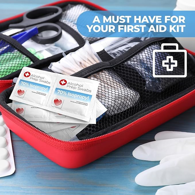Alcohol Prep Pads - 70% Isopropyl Alcohol Wipes, 4000 Pack Individually Wrapped Alcohol Pads Bulk - Great for Home, Medical and First Aid Kits