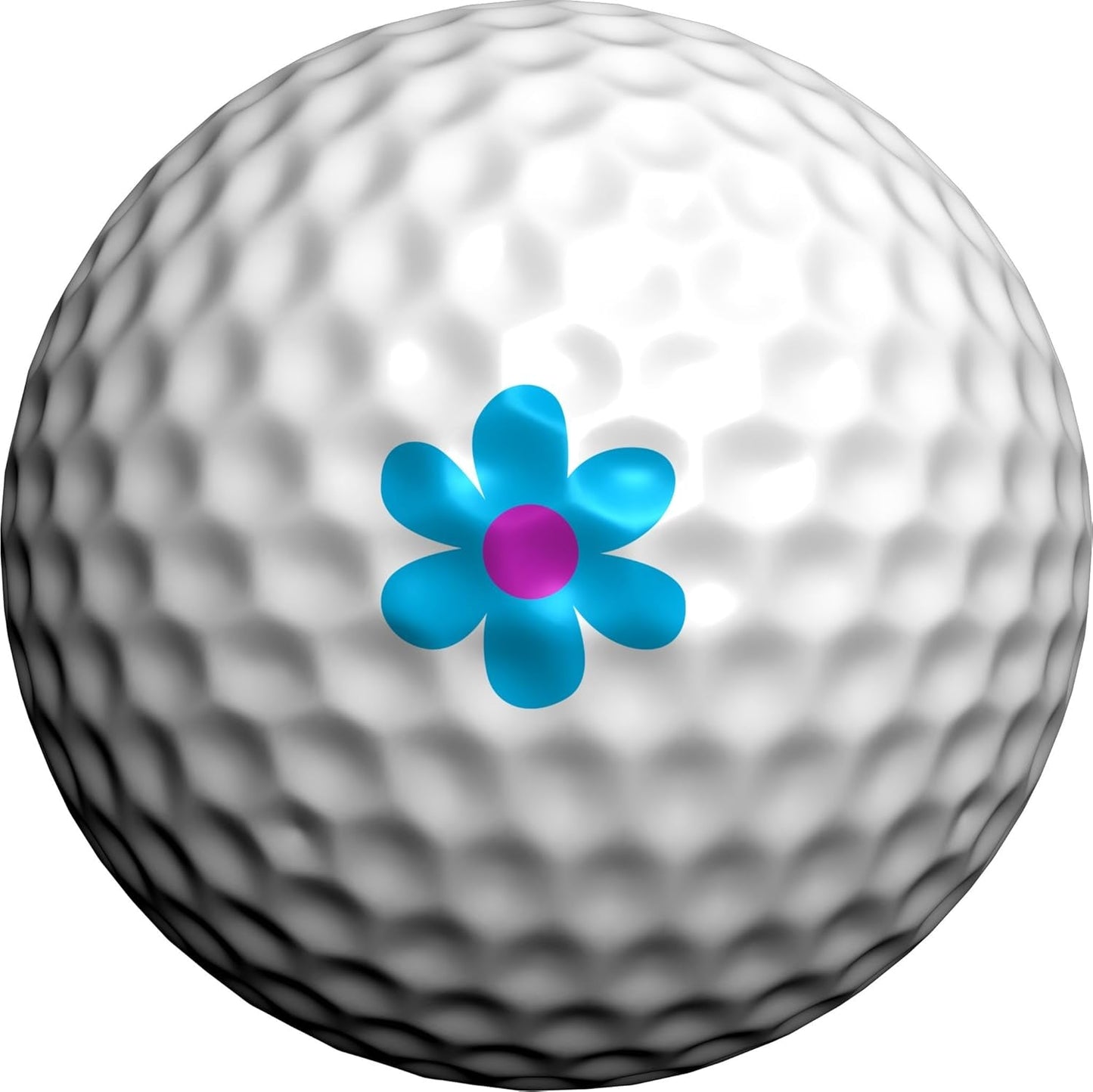 Golfdotz - USGA Rule Conforming Golf Ball Markers, Golf Ball Stickers for Marking Balls, No More Smearing from Stamps, Gifts for Golfers, Dads, and Retirees, (Tropical Collection; 18-32 Count)