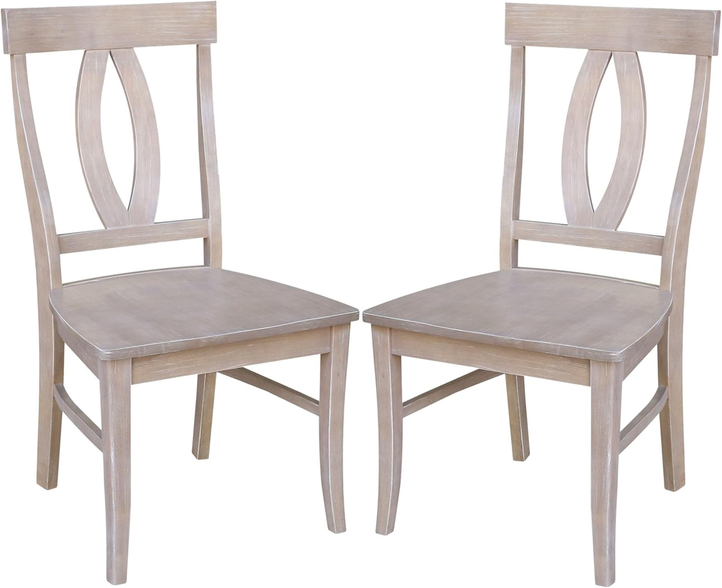 International Concepts Cosmo Chair, Washed Gray Taupe
