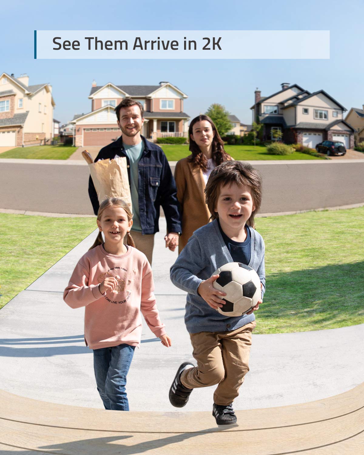 Eufy Security, Wireless Video Doorbell S220 Add-On With 2K Resolution Video, Easy Self-Installation, Enhanced Home Security, Cos