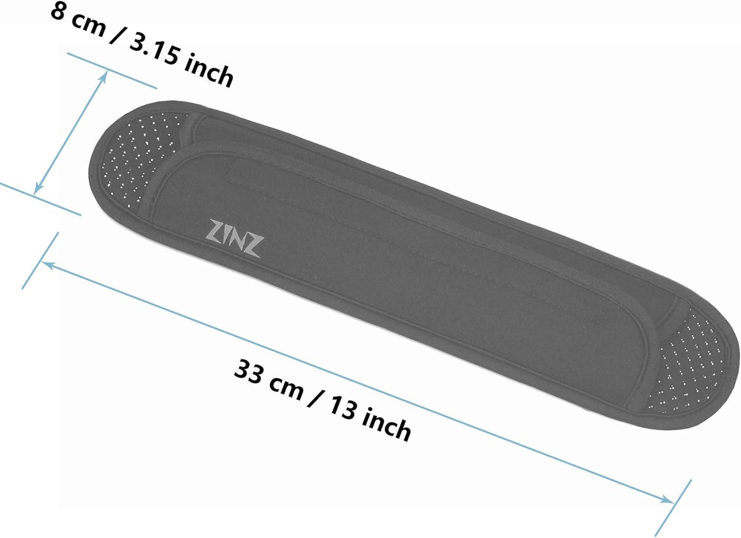 ZINZ Ultra Thick & Breathable Universal Shoulder Pad Cushion for Bag - Long & Comfort