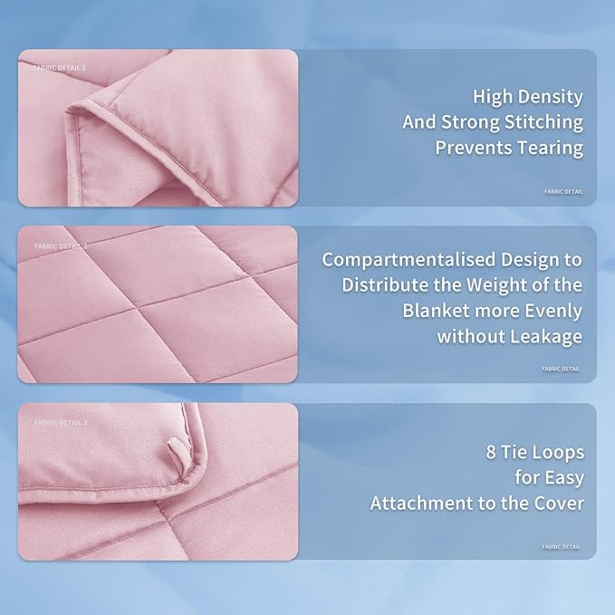 Topcee Weighted Blanket (20lbs 80"x87" King Size) Soft Cooling Heavy Blanket Sleeping, Apply to 190-210 lbs Body, Thick Breathable Blanket with Glass Bead, Easy Care