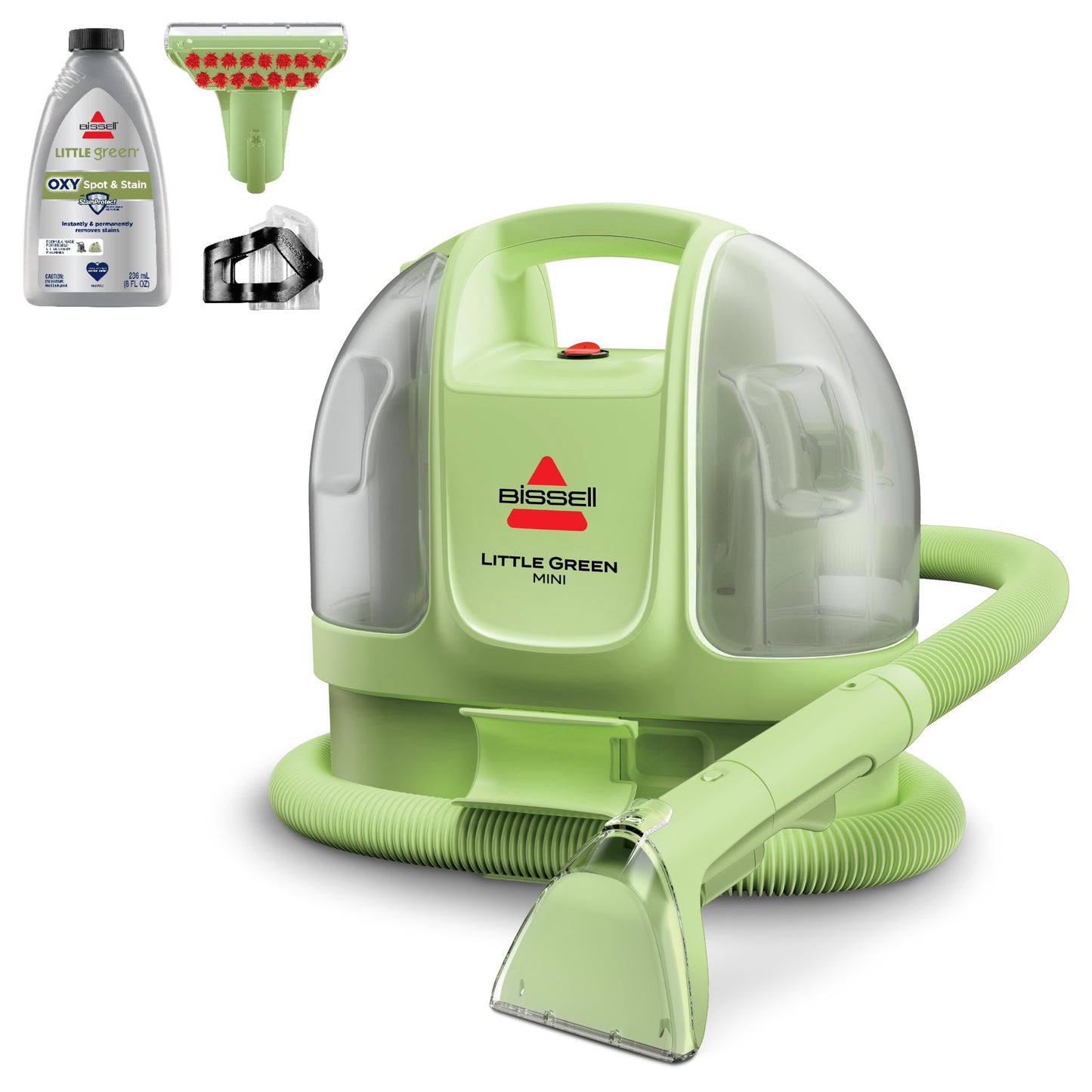 BISSELL Little Green Mini Portable Carpet and Upholstery Deep Cleaner, Car/Auto Detailer, with HydroRinse Self-Cleaning Tool and
