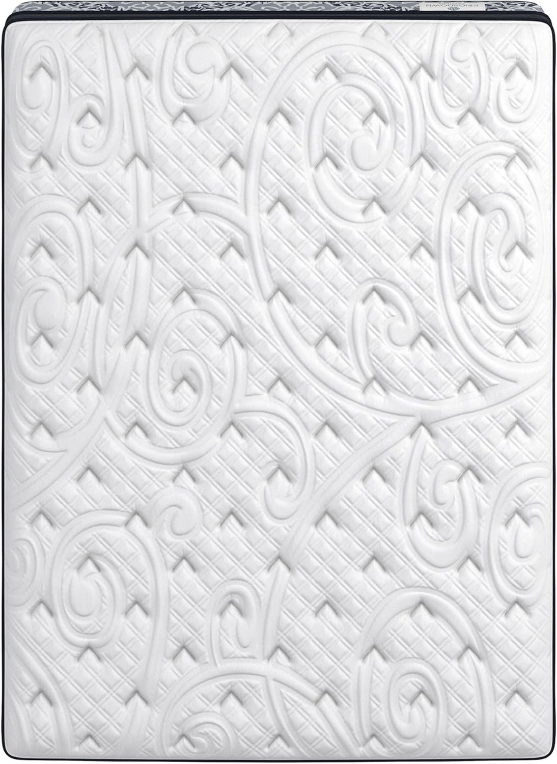 Kingsdown Passions Kelbrooke 16" Plush Euro Pillow Top Hybrid Mattress Twin, Cool Gel Memory Foam Layer Motion Isolation Quilted Top Premium Mattress