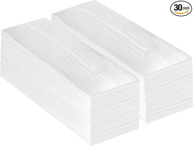 SUZZYVINE XL Dry Mop Refills for Floor Mopping and Cleaning X Large Dry Sweeping Pads Disposable Sweeping Cloths for XL Sweeper, Unscented, 9.8 X 17 Inch Extra Large and Thick 30 Counts