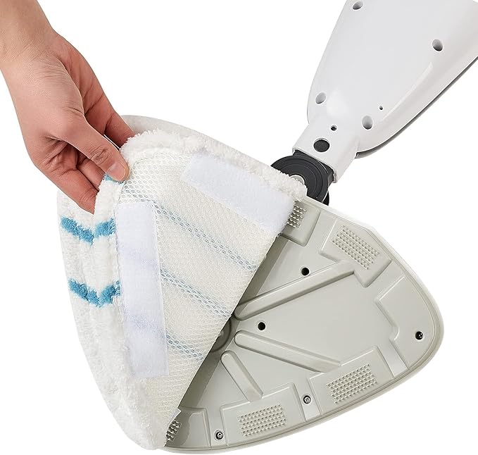 4 Pack Reusable Mop Pads Compatible with True & Tidy STM-500, STM-700 Steam Mops, Refills for Turonic ST3 Steam Mop Microfiber Washable Pads, Cloths for Floor Cleaning, Scrubbing and Floor Caring